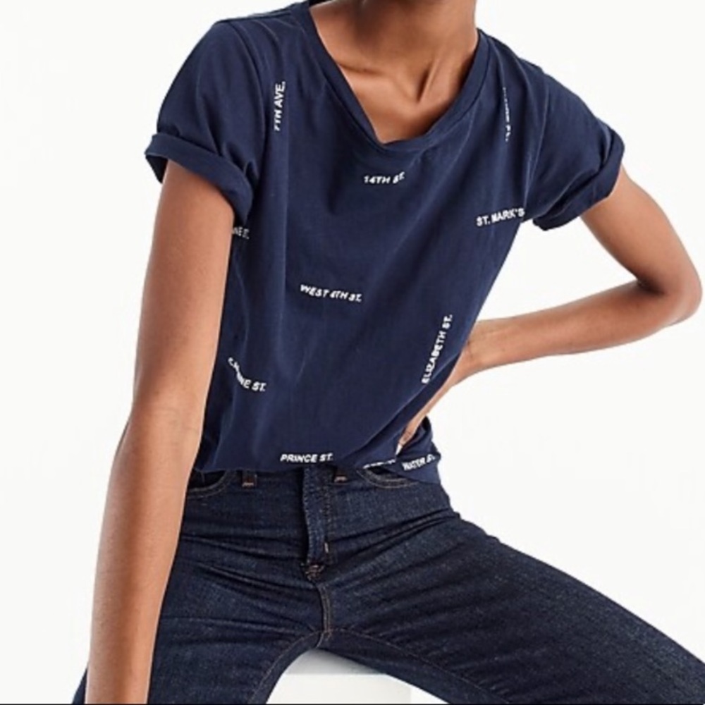 J Crew Collector Tee - NYC Streets